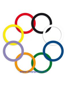 Sleutel ring assorti kleuren, 80 stuks