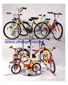 Vrijstaande kinderfietsen display tbv 8 fietsen, vast model
