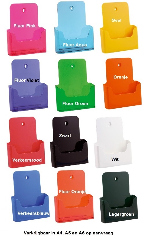 Folderhouders in kleur Folderhouders in kleur