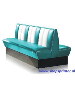 Bel Air Bank turquoise/wit